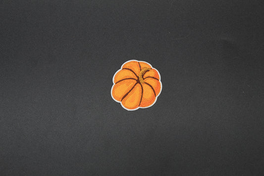 Rustic Autumn Pumpkin Iron-On Patch