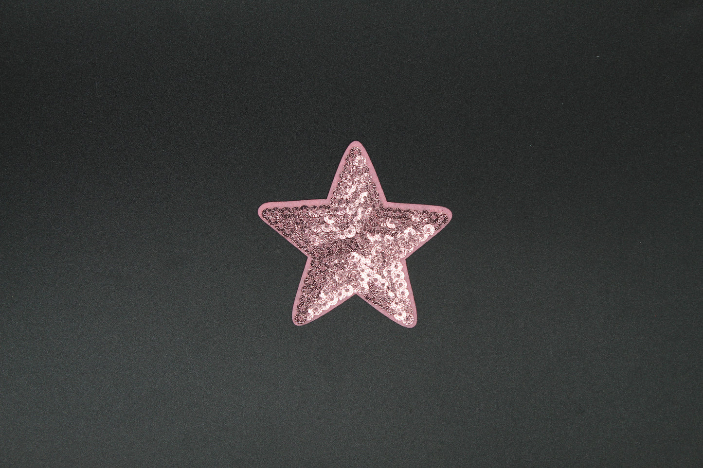“Pink Glitter Star” Sequin Patch