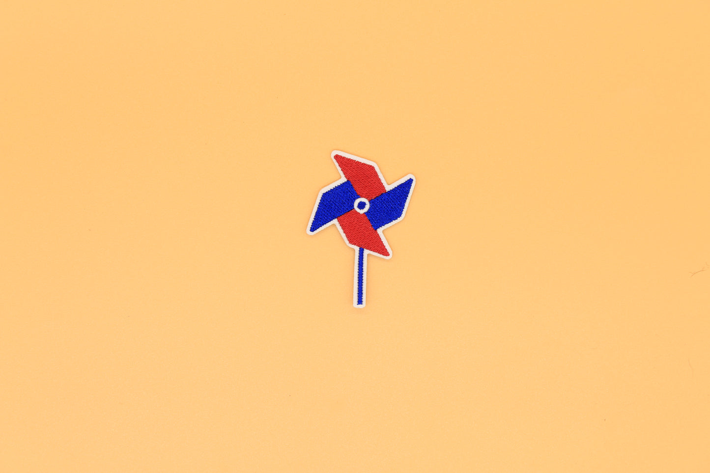 Patriotic Pinwheel Iron-On Patch