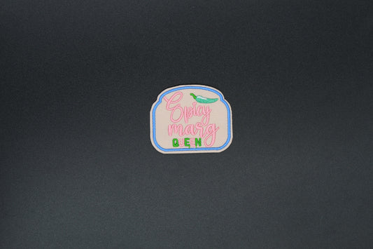 Spicy Marg Queen Iron-On Patch