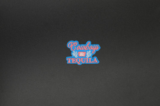 Cowboys & Tequila Iron-On Patch