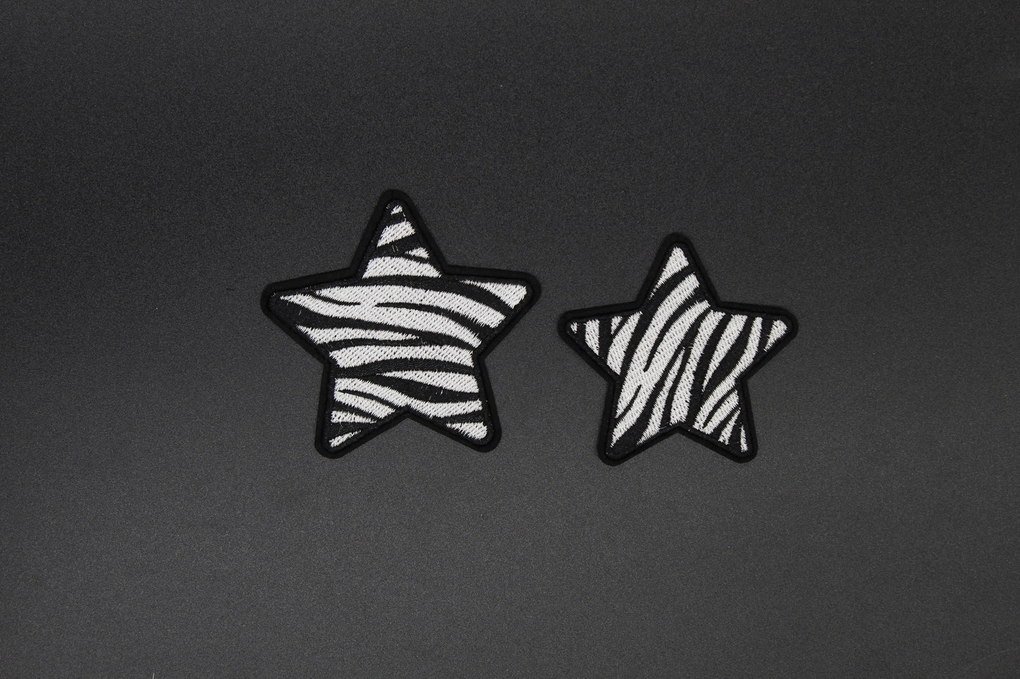 Zebra Stripe Star Patch
