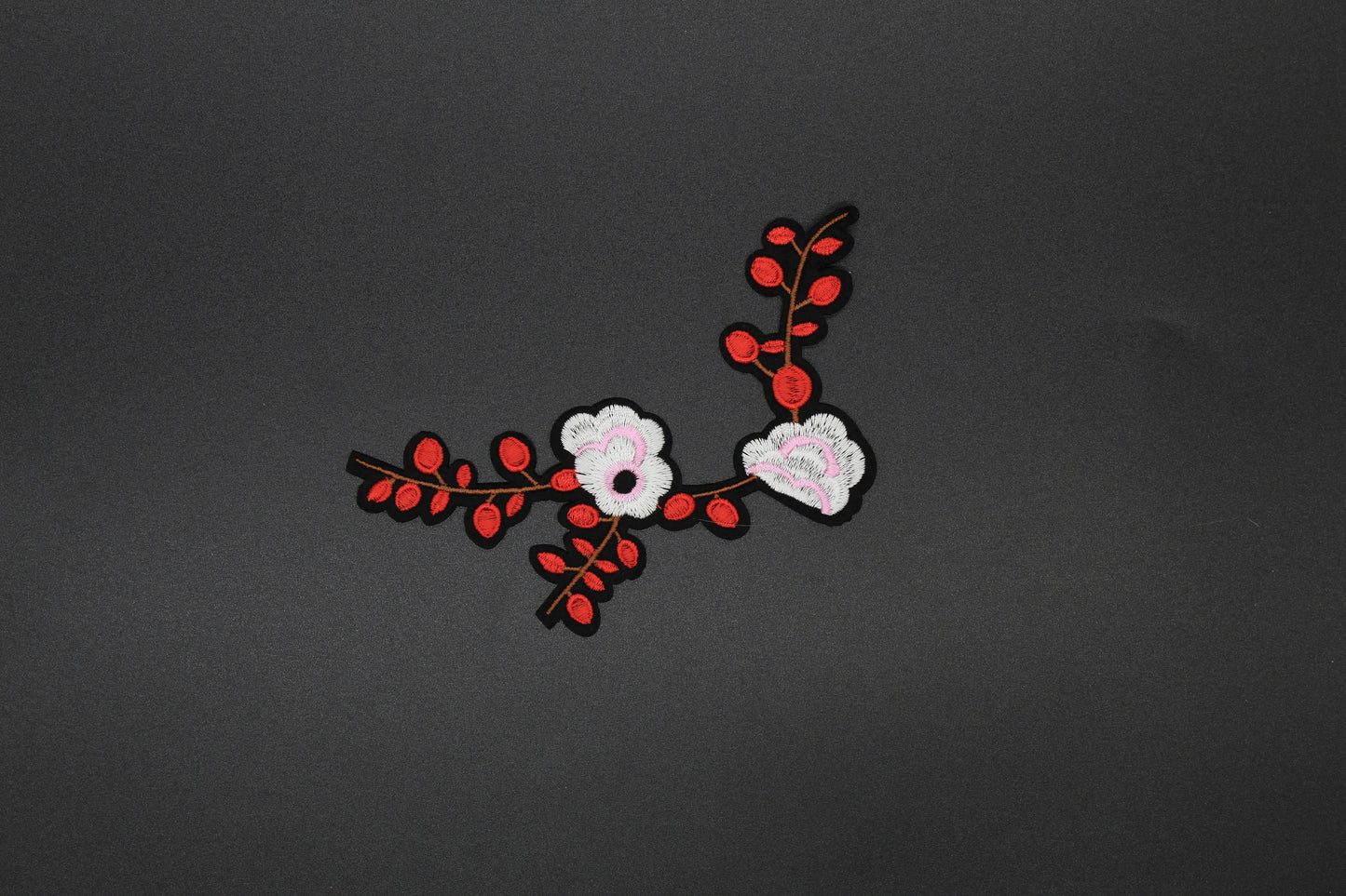 Floral Branch Iron-On Patch