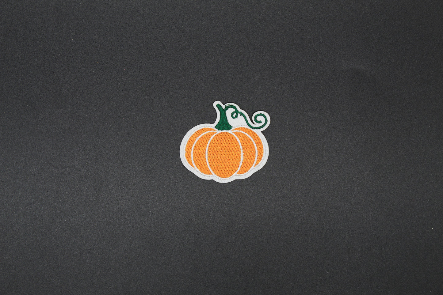Whimsical Pumpkin Vine Iron-On Patch