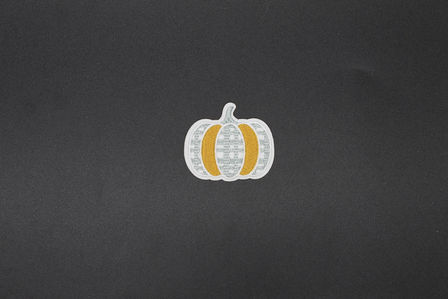 Neutral Farmhouse Pumpkin Iron-On Patch