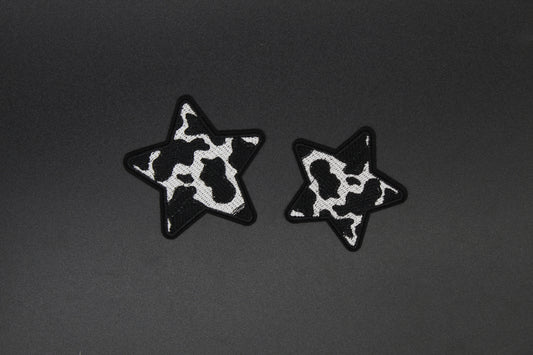 Cow Print Star Patch