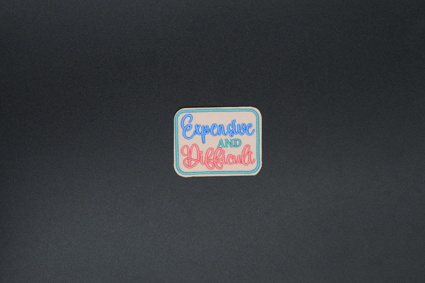 Expensive and Difficult Iron-On Patch