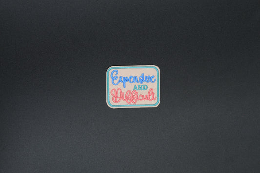 Expensive and Difficult Iron-On Patch