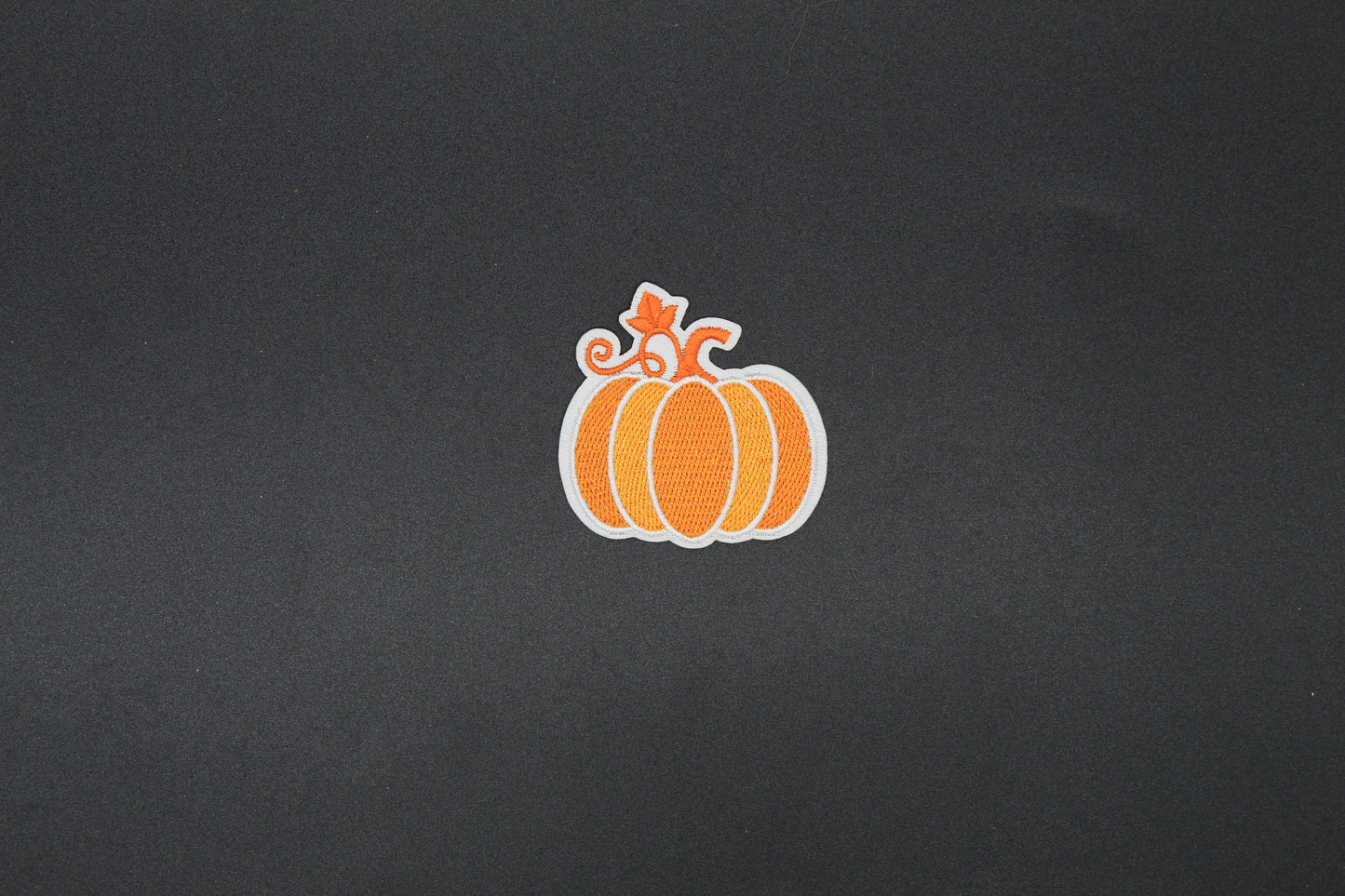 Autumn Vine Pumpkin Iron-On Patch