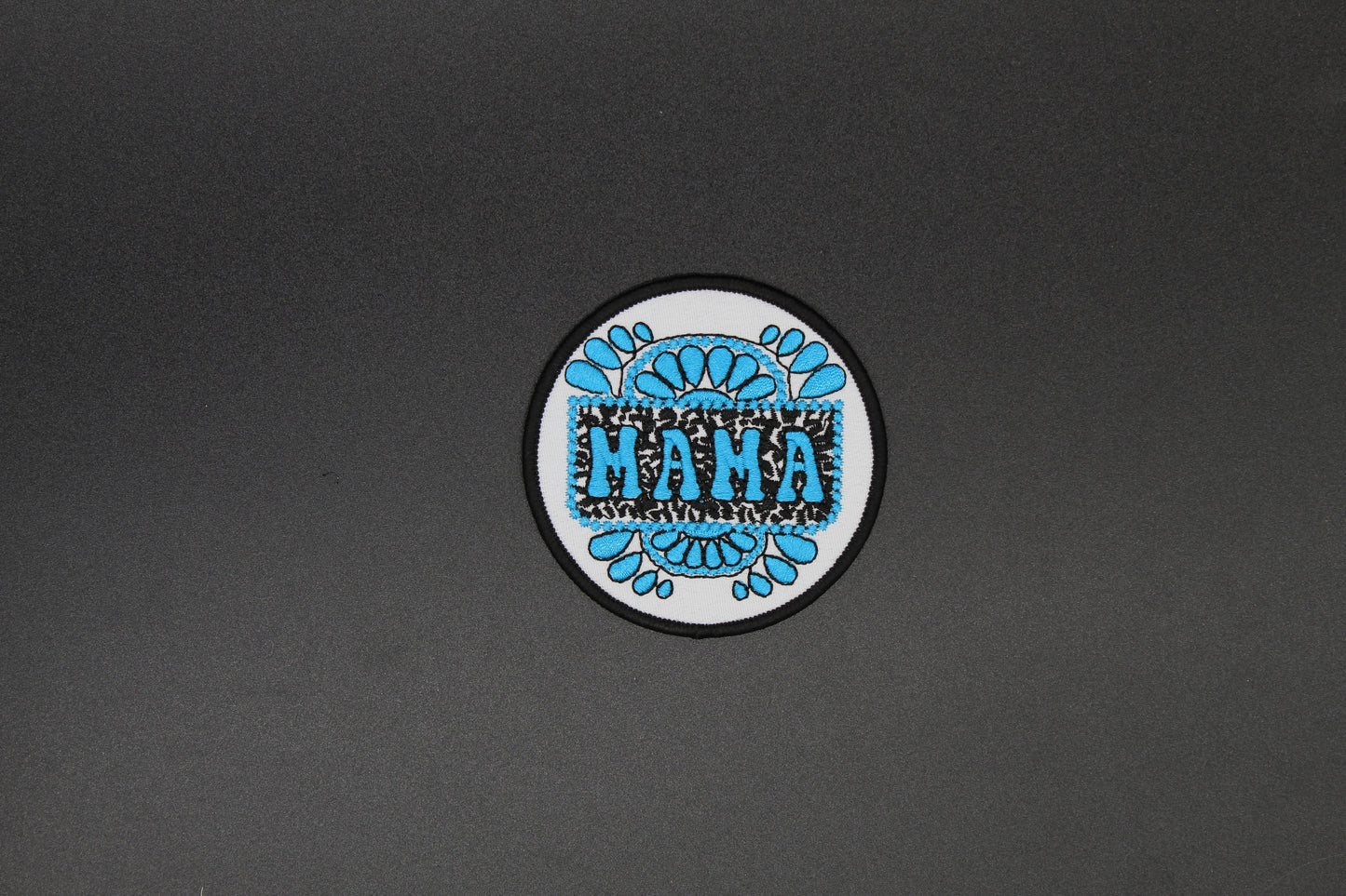 Mama Western Floral Patch Iron-On Patch