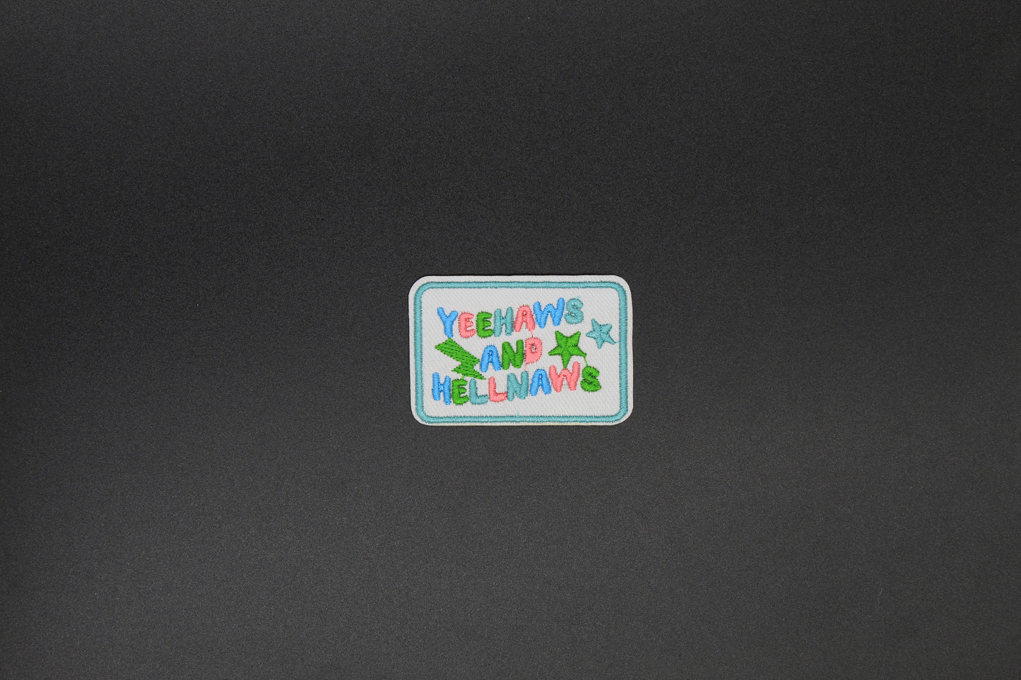 Yeehaws and Hellnaws Iron-On Patch