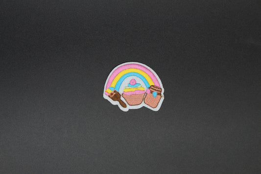 Rainbow Treats Iron-On Patch