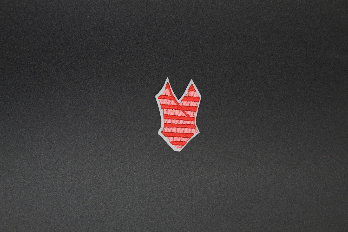 Striped Swimsuit Iron-On Patch