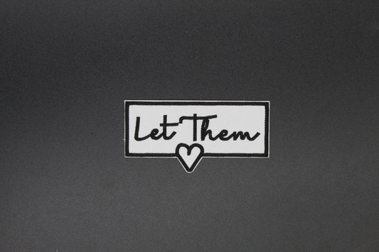 Let Them Heart Iron-On Patch