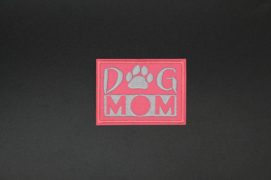 “Dog Mom” Embroidered Patch