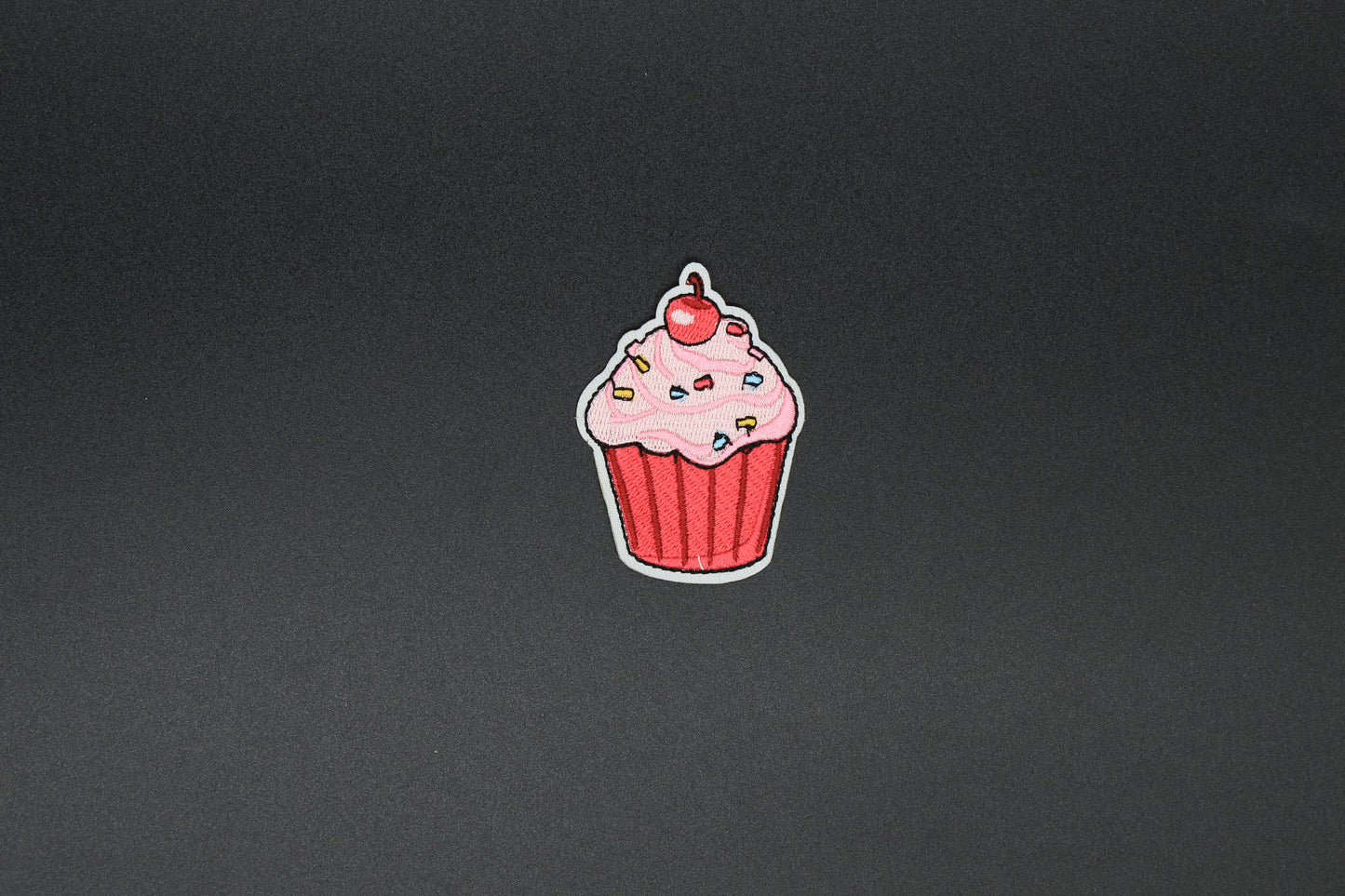 Cherry Cupcake Iron-On Patch