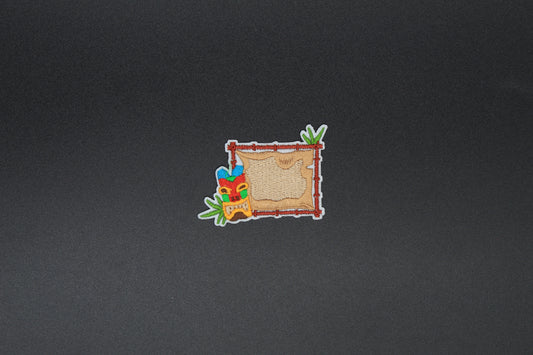 Tiki Frame Iron-On Patch