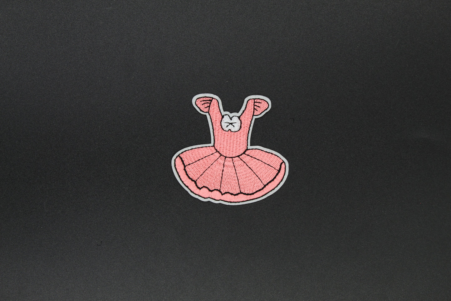 Classic Pink Ballet Tutu Iron-On Patch
