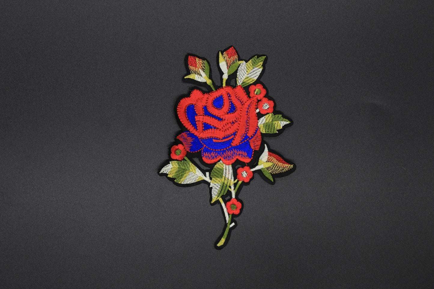 Multicolor Rose Bouquet Iron-On Patch