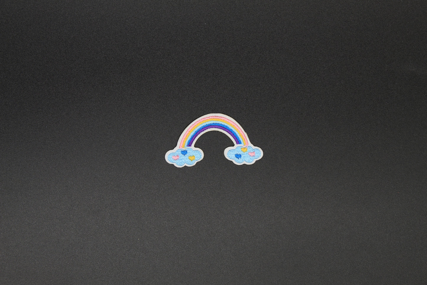 Pastel Rainbow Clouds Iron-On Patch