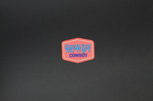 Howdy Cowboy Iron-On Patch