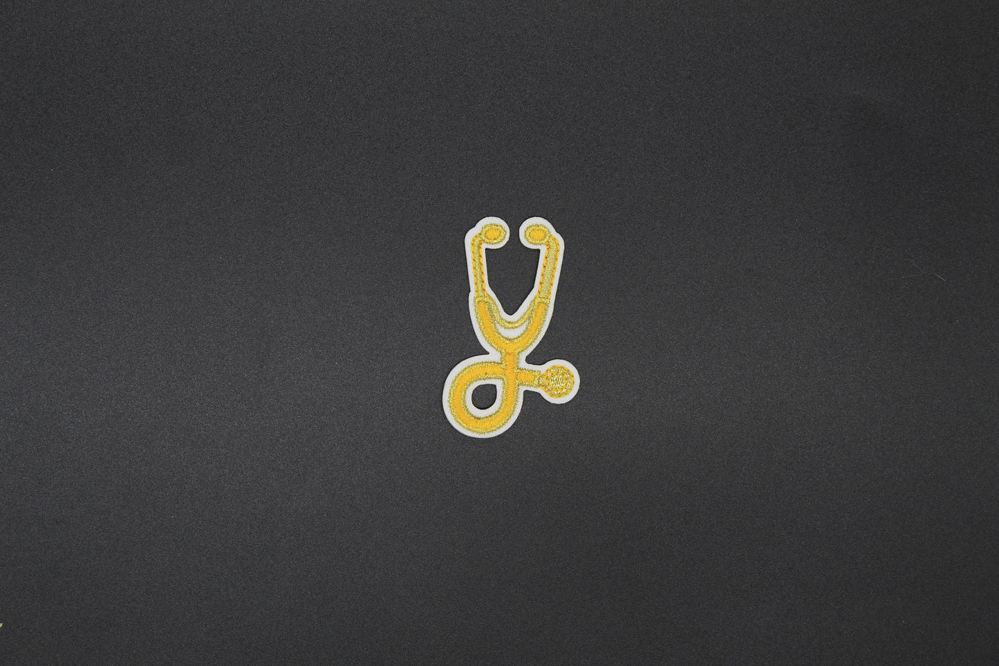 Stethoscope Embroidered Patch | Medical & Nurse Iron-On Patch | Available in Multiple Colors