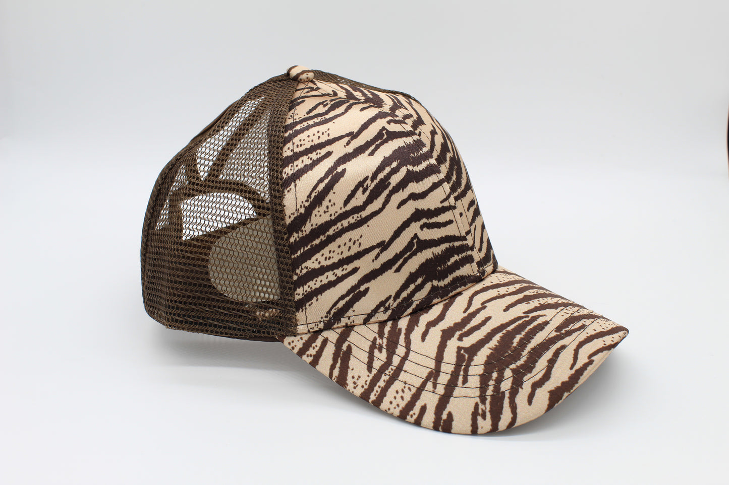 Desert Stripe Criss-Cross Ponytail Hat