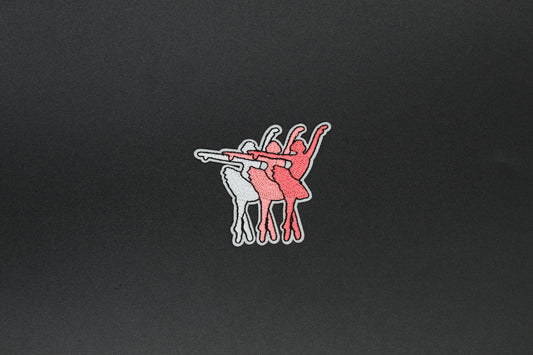 Trio Ballerina Silhouette Iron-On Patch
