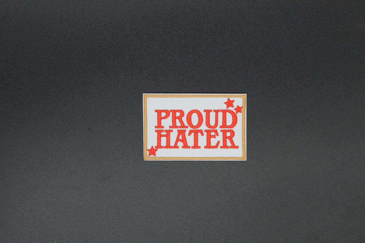 Proud Hater Iron-On Patch