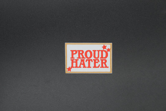 Proud Hater Iron-On Patch