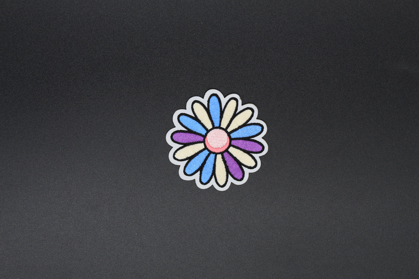 Pastel Daisy Flower Iron-On Patch