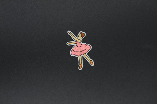 Classic Pirouette Ballerina Iron-On Patch