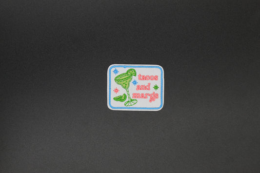 Tacos and Margs Iron-On Patch