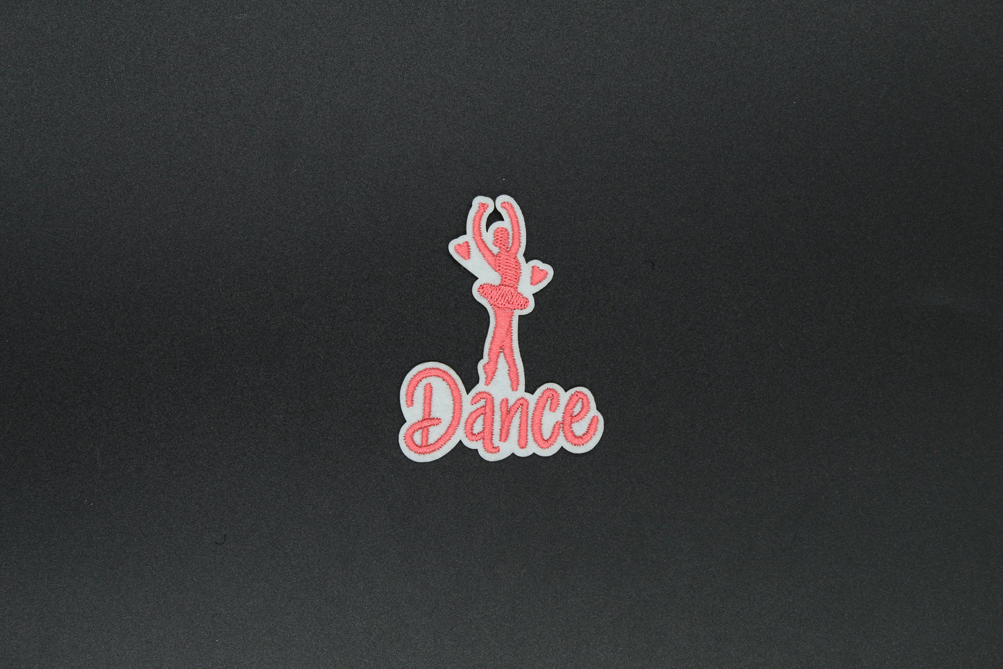 Sweet “Dance” Ballerina Iron-On Patch