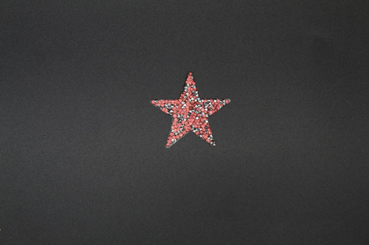 Rhinestone Star Patch | Sparkly Glitter Star Iron-On Patch | Multiple Color Options