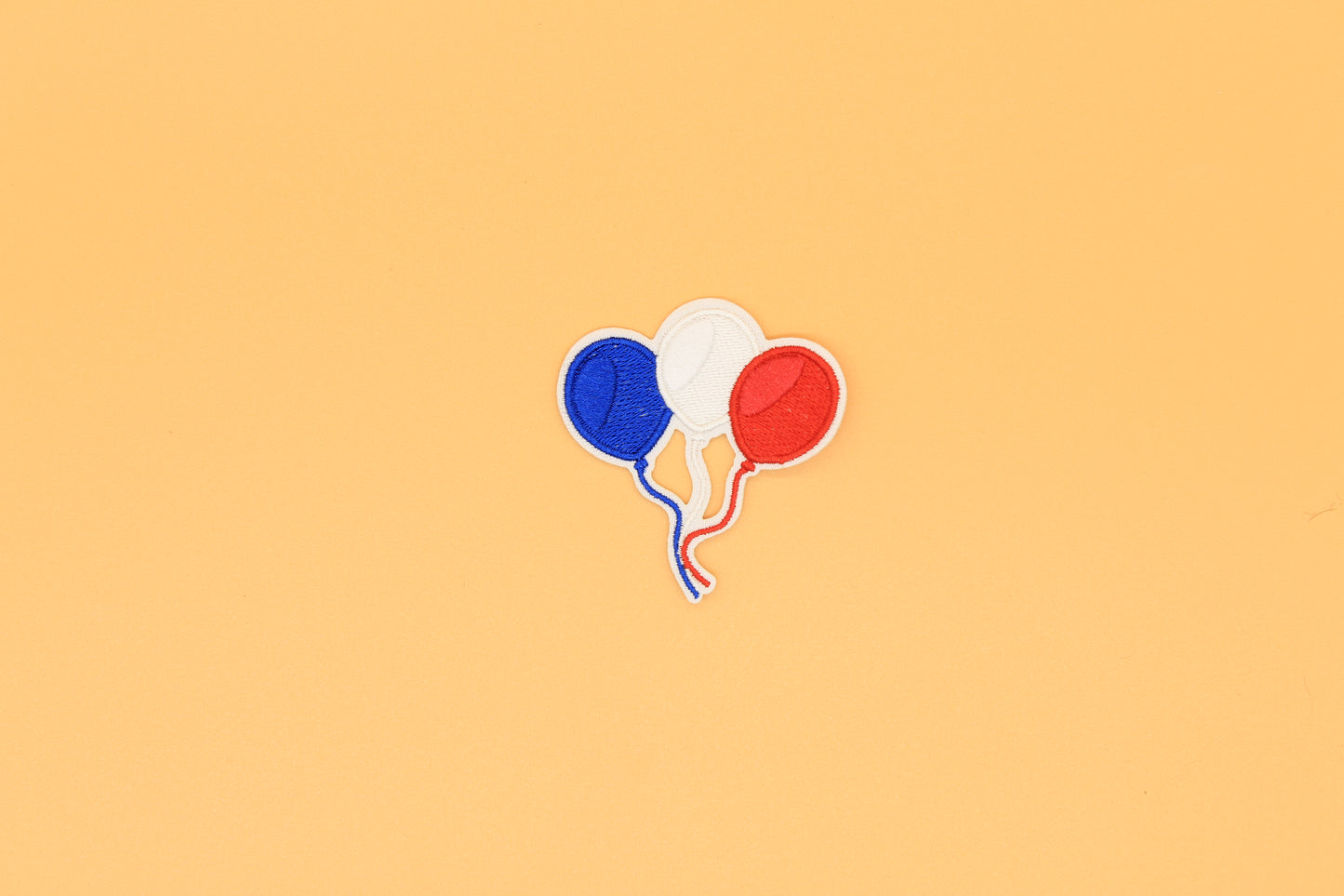 Red White & Blue Balloon Trio Iron-On Patch