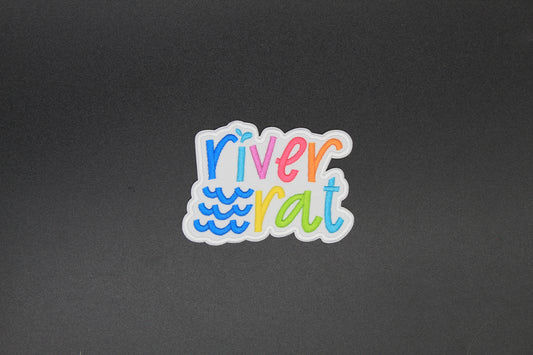 River Rat Iron-On Patch