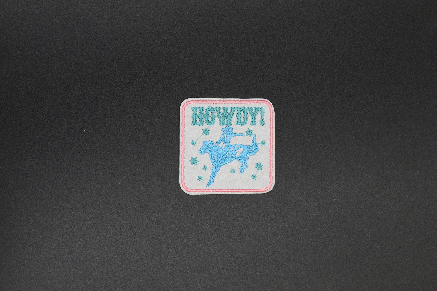 Howdy Cowgirl Iron-On Patch