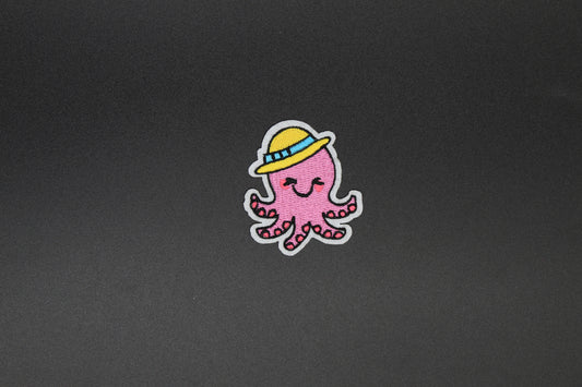 Sunny Day Octopus Iron-On Patch