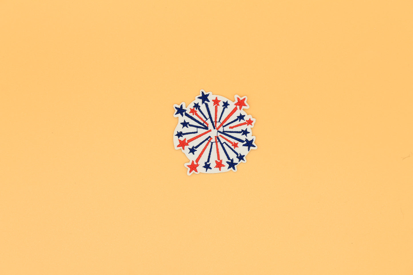 Starburst Firework Patriotic Iron-On Patch