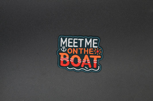 Meet Me on the Boat Iron-On Patch