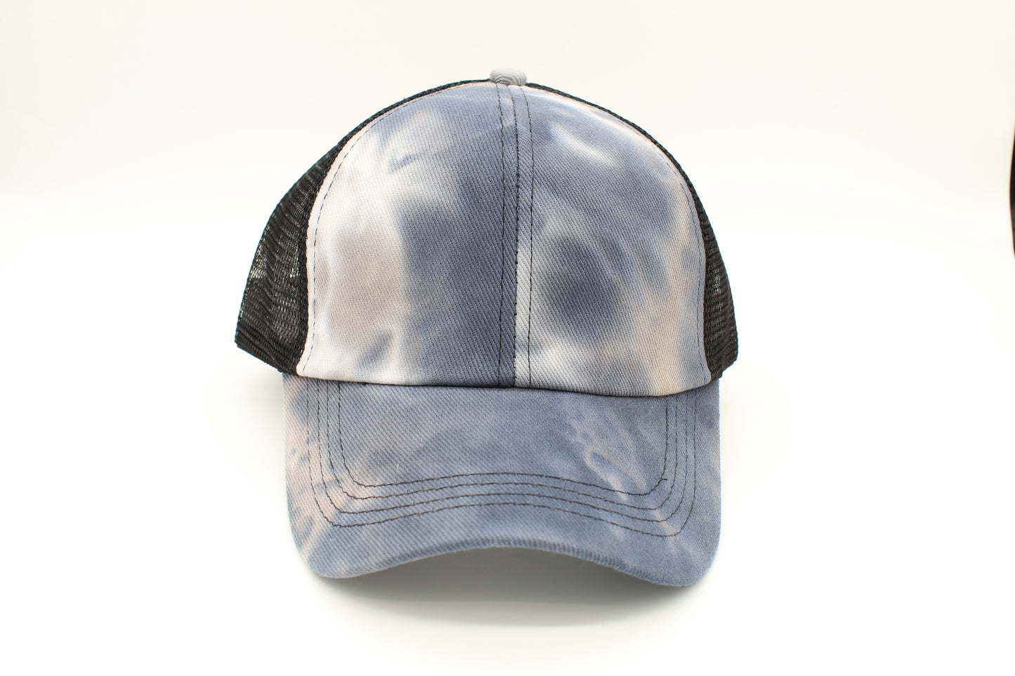 Storm Wash Tie-Dye Criss-Cross Ponytail Hat