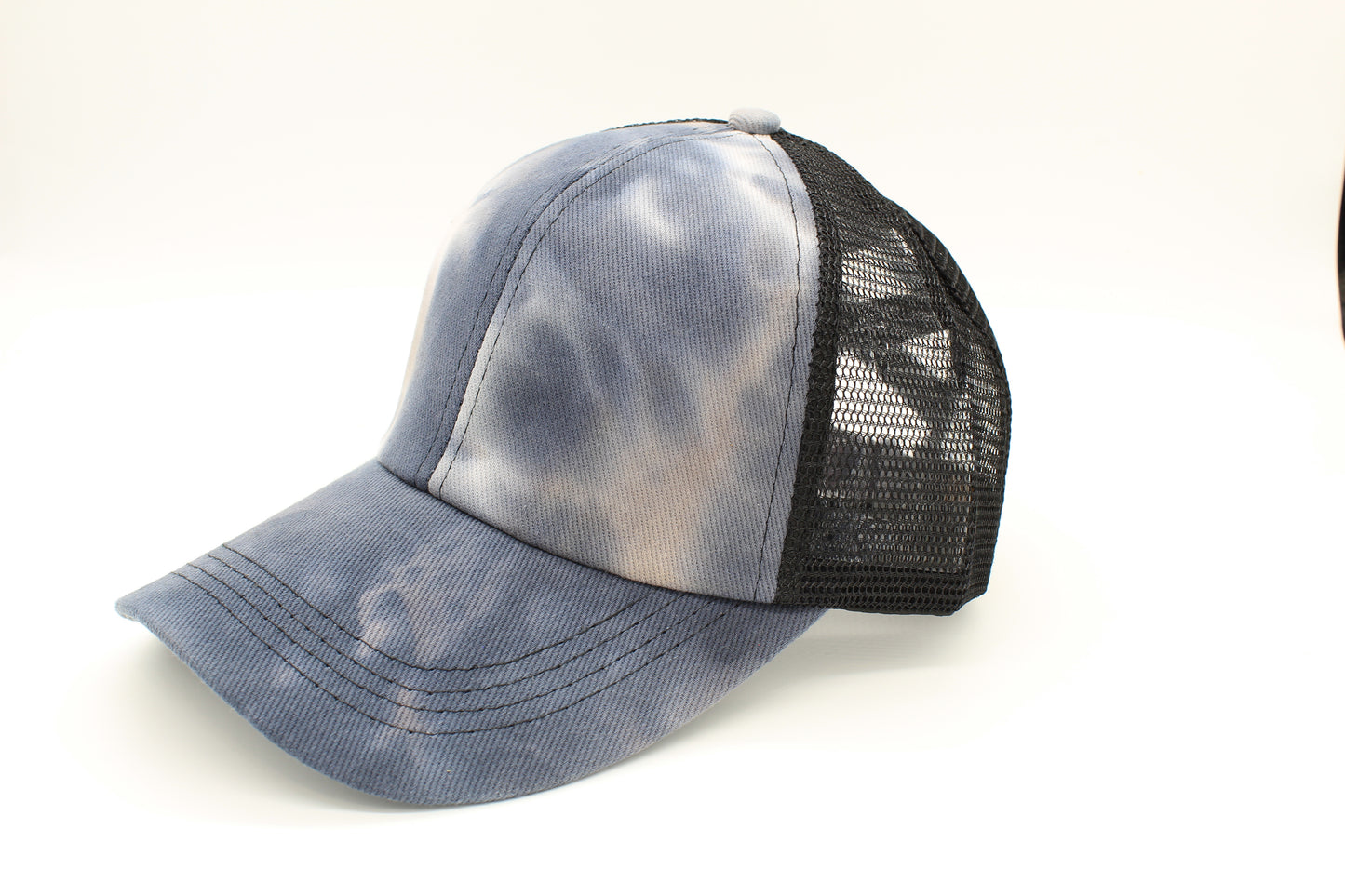 Storm Wash Tie-Dye Criss-Cross Ponytail Hat