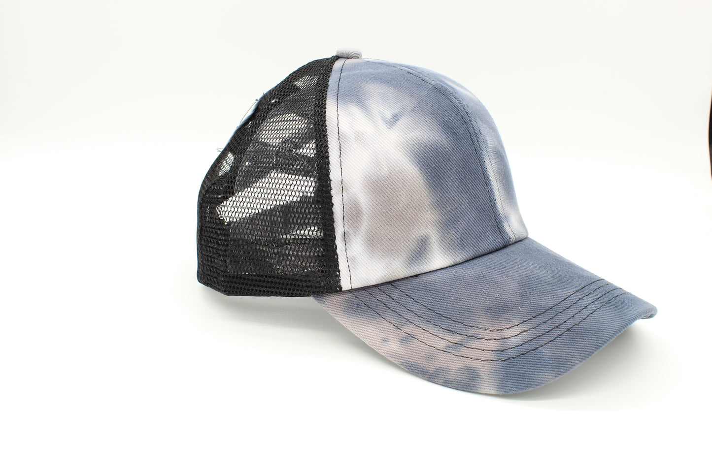 Storm Wash Tie-Dye Criss-Cross Ponytail Hat