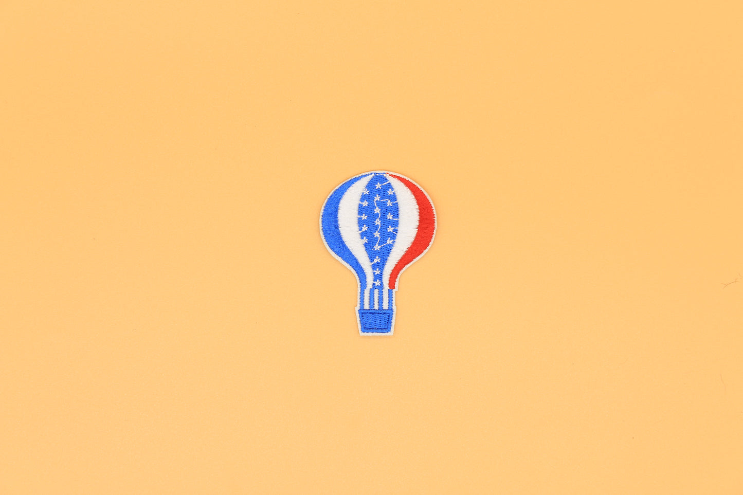 Patriotic Hot Air Balloon Iron-On Patch