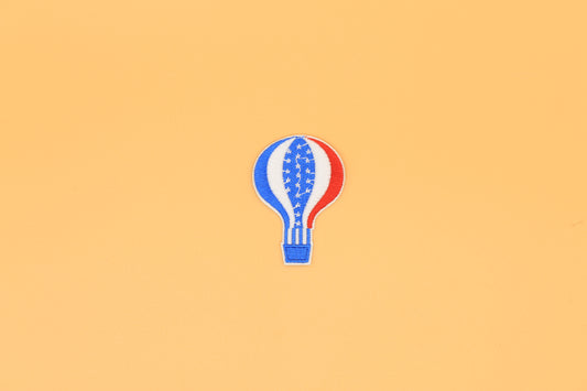 Patriotic Hot Air Balloon Iron-On Patch