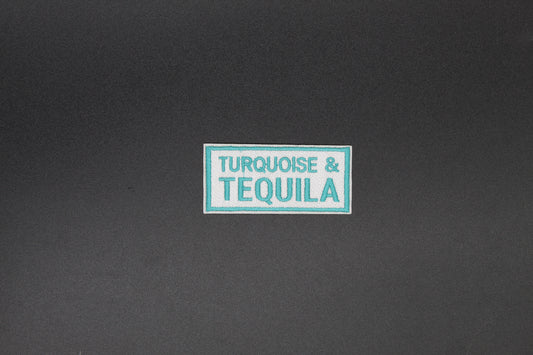 Turquoise & Tequila Iron-On Patch