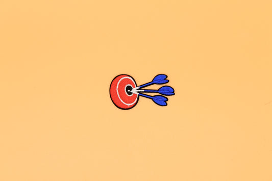 Bullseye Darts Iron-On Patch