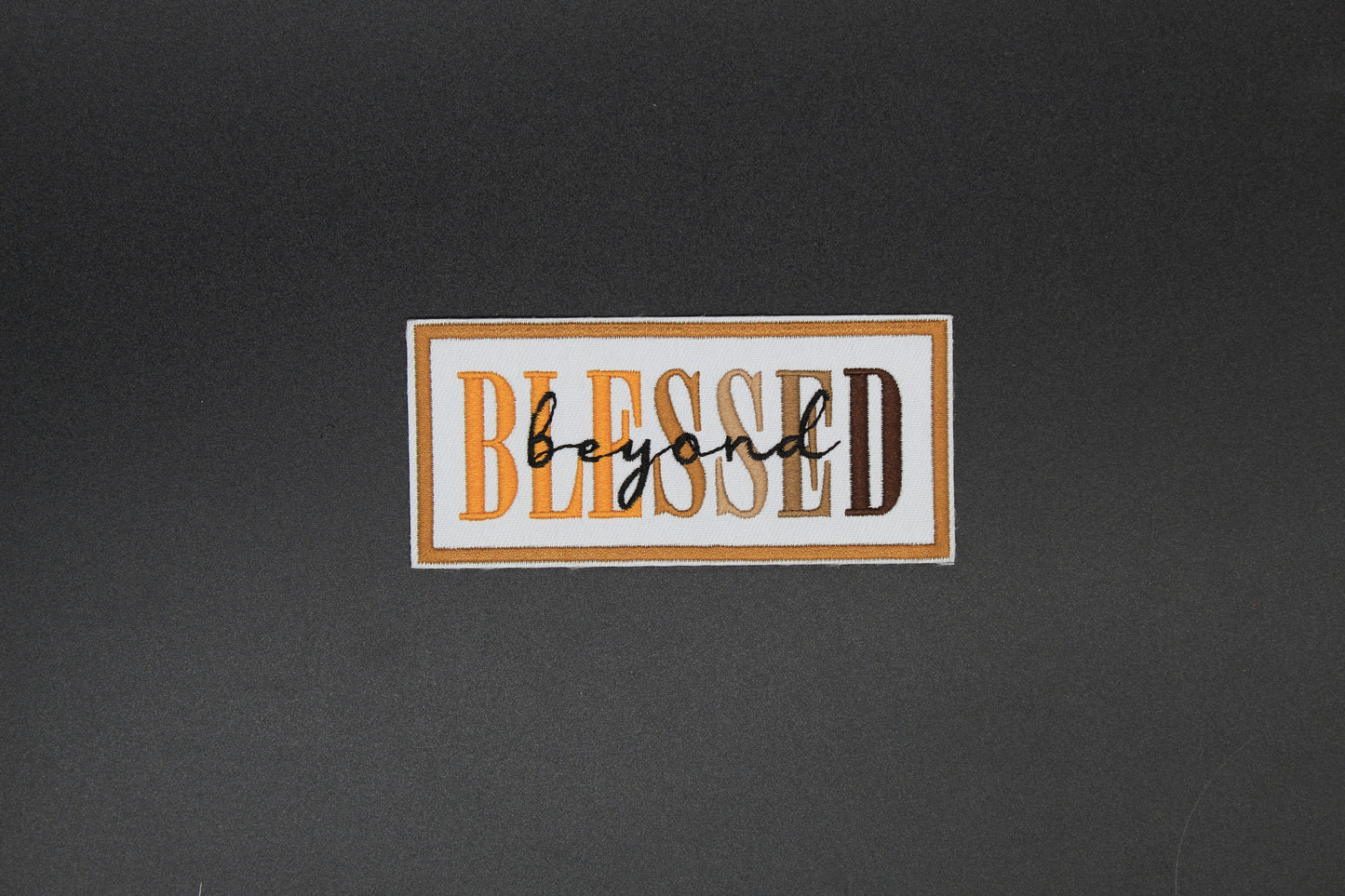 Blessed Beyond Iron-On Patch