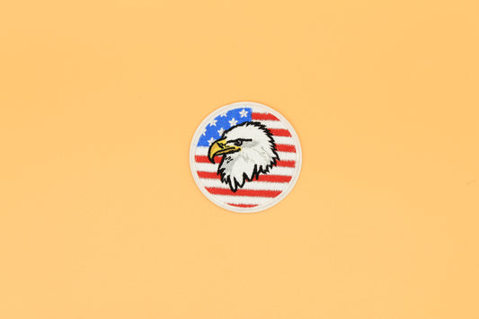American Eagle Flag Iron-On Patch